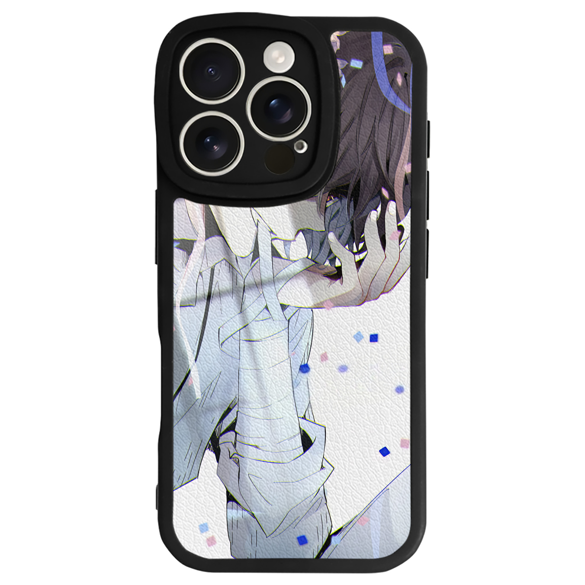 （画像用） 文豪ストレイドッグス Bungo Stray Dogs 【iPhone 16シリーズ対応】シリコンスマホケース（レザー調） 材質：シリコン
